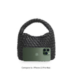 Sylvie Black Recycled Vegan Top Handle Bag