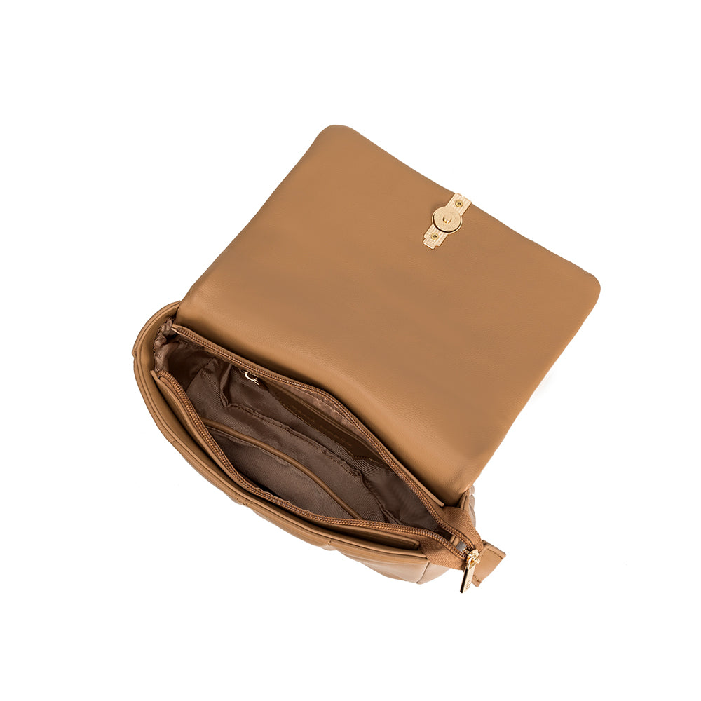 Taylor Camel Recycled Vegan Tote Bag