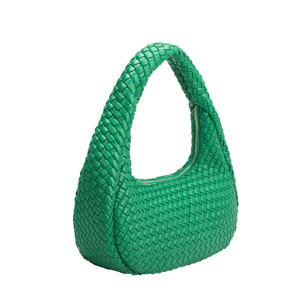 Lorelai Green Recycled Vegan Shoulder Bag