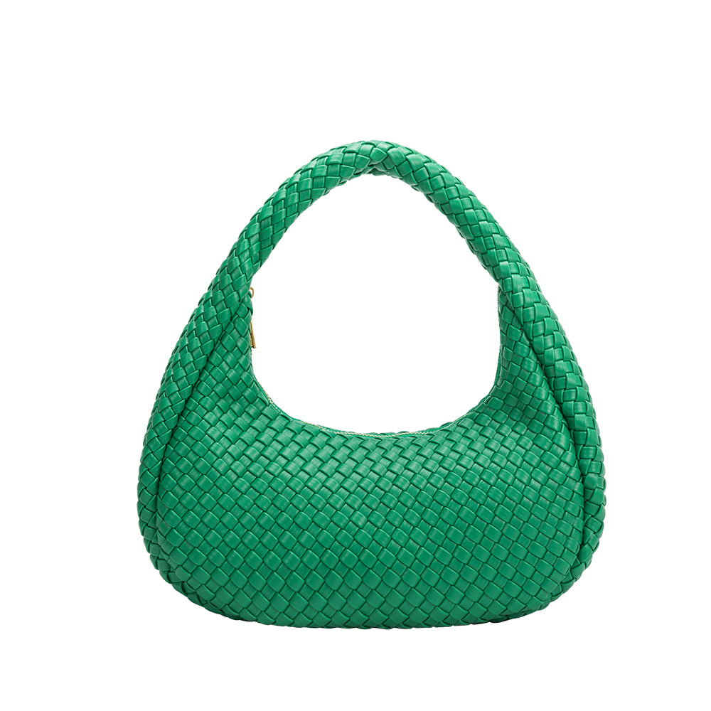 Lorelai Green Recycled Vegan Shoulder Bag