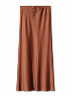 Satin Midi Skirt