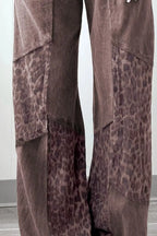 Leopard Wide Leg Pants