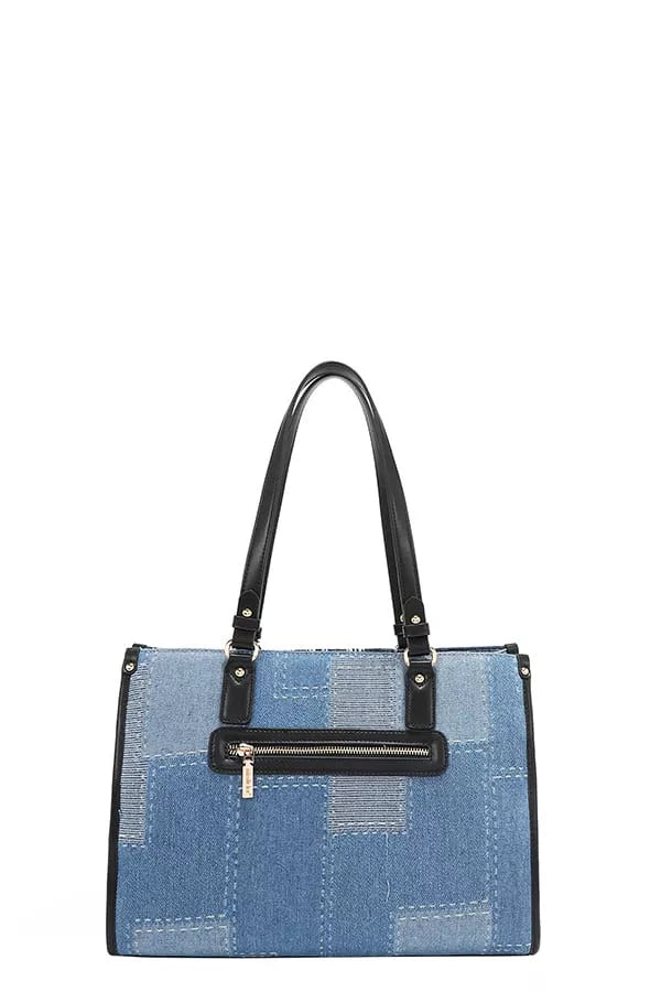 Nicole Lee USA Bosque de Amor Denim Tote Bag