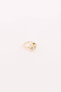Hammered Circle Ring