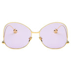 EUGENE | Women's Trendy Oversized Pantone Lens Sunglasses