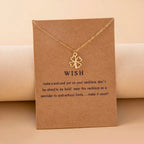Gold Shamrock Dainty Necklace