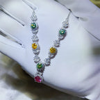 3.5 Carat Moissanite 925 Sterling Silver Necklace