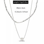Double Layered Pearl Necklace