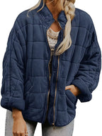 Quilted Zip Up Outerwear