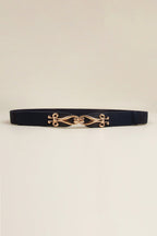 Alloy Buckle Elastic Belt