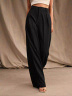 High-Waisted Wide-Leg Pants