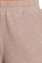 Zenana Cotton Slub Shorts