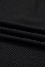 Stripe Detail Polo Collar Half Buttons Tied Short Sleeve Shift Mini Dress