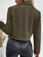 Zip Up Moto Jacket