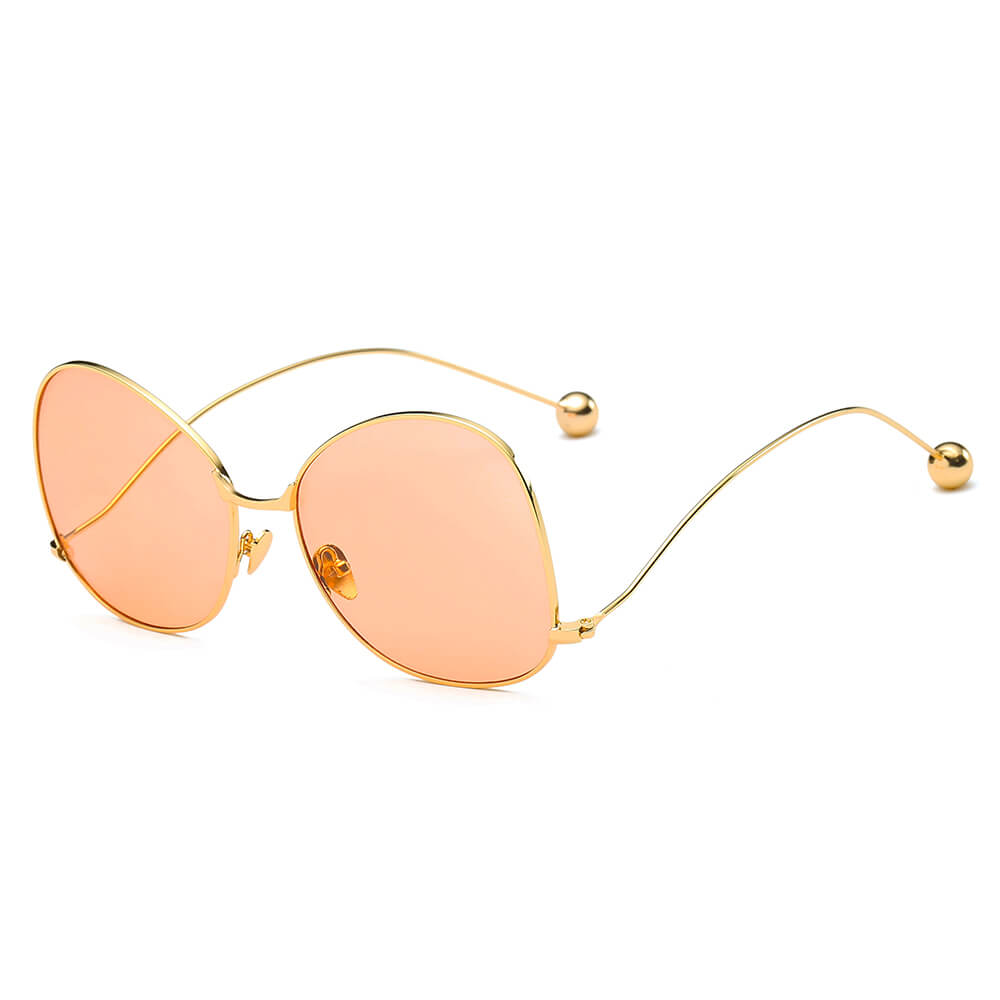 EUGENE | Women's Trendy Oversized Pantone Lens Sunglasses