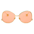 EUGENE | Women's Trendy Oversized Pantone Lens Sunglasses