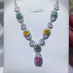 3.5 Carat Moissanite 925 Sterling Silver Necklace