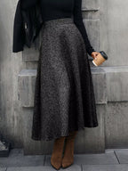 A-Line Midi Skirt