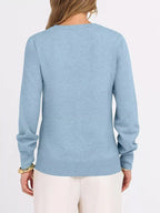 Classic V-Neck Long Sleeve Sweater