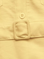 Button Front Sleeveless Blouse