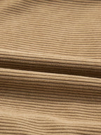 Corduroy Buttoned Front Mini Skirt