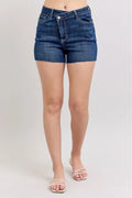 Judy Blue High Waist Criss-Cross Waistband Denim Shorts