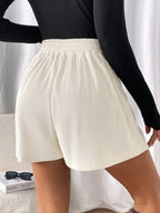 High Waisted Corduroy Shorts