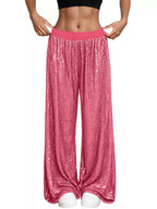 Sequin Wide-Leg Pants