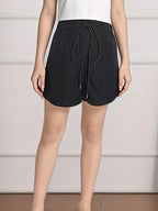 Casual Drawstring High Waist Shorts