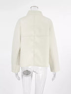Open Front Dropped Shoulder Outerwear