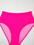 Ruched Tummy Control Tankini 2pcs Swimsuit