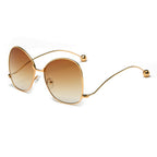 EUGENE | Women's Trendy Oversized Pantone Lens Sunglasses