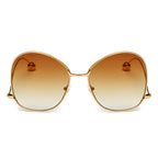 EUGENE | Women's Trendy Oversized Pantone Lens Sunglasses