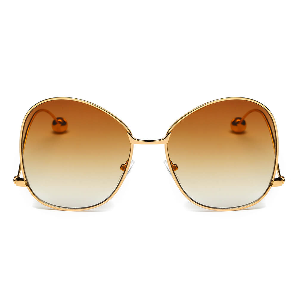 EUGENE | Women's Trendy Oversized Pantone Lens Sunglasses
