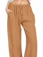 Full Size Casual Wide Leg Pants Plus Size