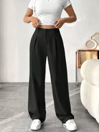 Wide Leg Pleated Pants