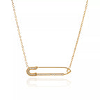 18K Gold-Plated Paperclip Necklace