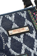 Nicole Lee USA Bosque de Amor Denim Tote Bag