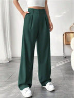 Wide Leg Pleated Pants