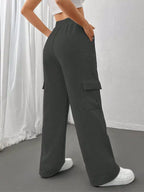 Relaxed Fit Pants with Drawstring Waist