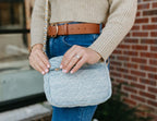 SueEllen Quilted Small Crossbody Bag with Gold Cha
