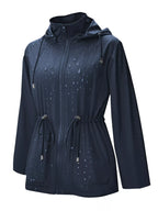 Zip Up Waterproof Hooded Outerwear