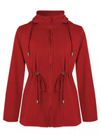 Zip Up Waterproof Hooded Outerwear