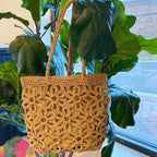 Hand Made Muted Floral Tote