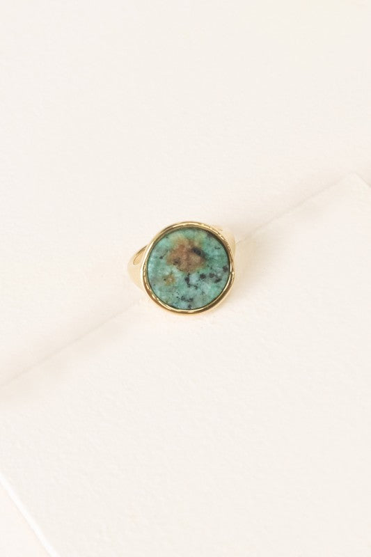 Ambition Stone Ring | Pine