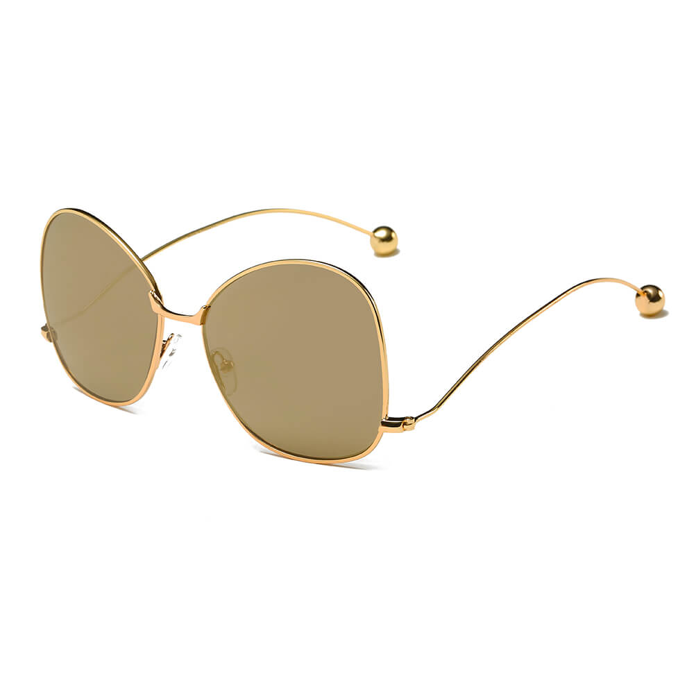 EUGENE | Women's Trendy Oversized Pantone Lens Sunglasses