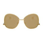 EUGENE | Women's Trendy Oversized Pantone Lens Sunglasses