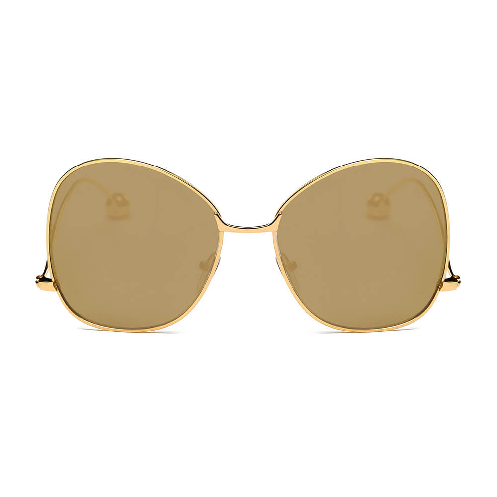 EUGENE | Women's Trendy Oversized Pantone Lens Sunglasses