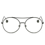 EUREKA | Unisex Round Tinted Lens Aviator Clear Glasses Balled Sunglasses