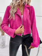 Zip Up Moto Jacket